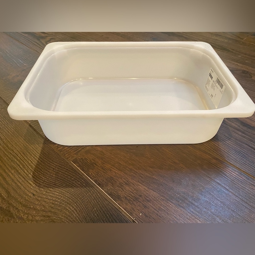 Lot of Two IKEA Trofast White Storage Bins- Clear - Picture 4 of 8
